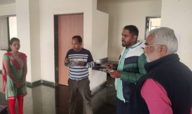 कलेक्टर ने नवगुरूकुल परिसर का किया निरीक्षण, व्यवस्थाओं संबंधी दिए निर्देश