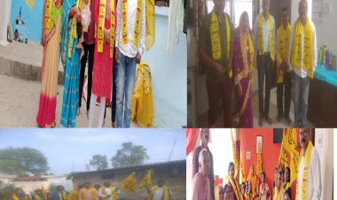 गोंडवाना गणतंत्र पार्टी ने गांव - गांव जाकर गोगपा प्रत्याशी फरीद मोहम्मद कुरैशी को भारी मतों से विजय बनाने के लिए आमजनों को