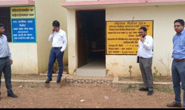 रायपुर लोकसभा क्रमांक 08 आब्जर्वर श्री रोहन चंद ठाकुर ने किया मतदान केंद्रों का निरीक्षण