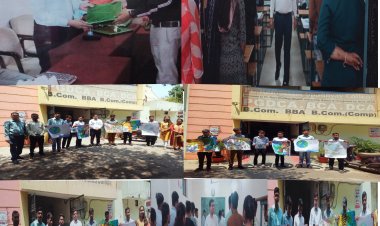 पं रामसखा उपाध्याय कालेज में धूमधाम से मनाया गया विश्व पृथ्वी दिवस