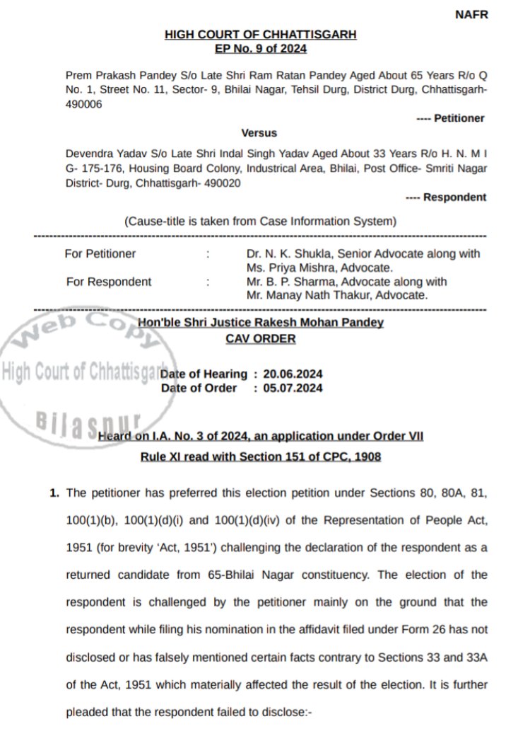 लोकसभा से देवेंद्र यादव चुनाव लड़े वही के जिला न्यायालय से वह पिछले 10 वर्षों से भगोड़ा घोषित है, उनके खिलाफ  10 वर्षों से स्थाई वारंट निकला हुआ है }
