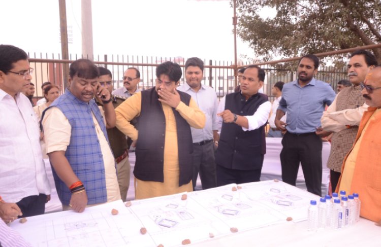 मुख्यमंत्री श्री विष्णुदेव साय सरकार के एक साल पूर्ण होने पर प्रस्तावित कार्यक्रम का प्रभारी मंत्री श्री केदार कश्यप ने लिया जायजा