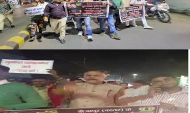 अखिल भारतीय पत्रकार सुरक्षा समिति एवं समाजिक संगठनों ने पत्रकार मुकेश चंद्राकर की हत्या के विरोध में केंडल मार्च निकाला।