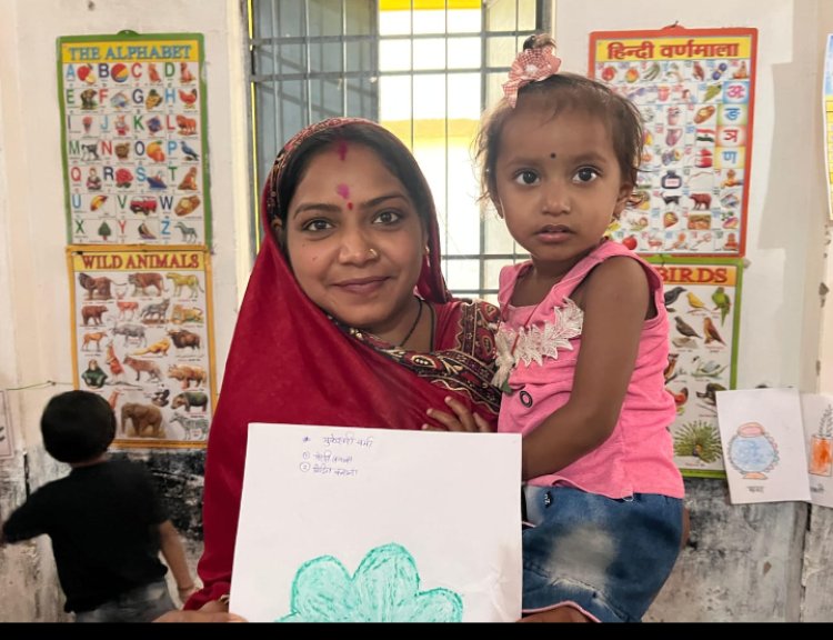 रायपुर जिले के आँगनवाड़ी केंद्रों में ECCE दिवस का आयोजन:  25,000 पालकों की सहभागिता