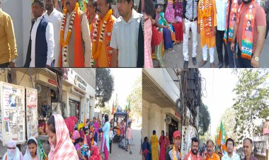 पार्षद प्रत्याशी चुनावी, जनसंपर्क, प्रचार प्रसार अंतिम चरणों पर