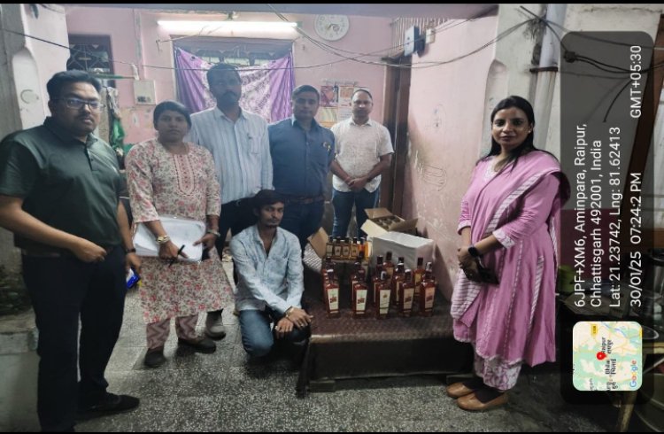 पंजाब एवं मध्यप्रदेश प्रांत की मदिरा सहित कुल 82.92 लीटर मदिरा के साथ 04 आरोपी गिरफ्तार