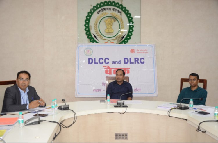 कलेक्टर डॉ. गौरव सिंह ने डीएलसीसी की बैठक ली   बैठक में अनुपस्थित बैंकों पर जताई नाराज़गी