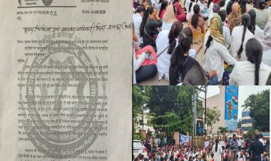 संविदा कर्मियों ने रायपुर के मुख्य स्वास्थ्य चिकित्सा अधिकारी के समक्ष दिया सामूहिक त्याग पत्र