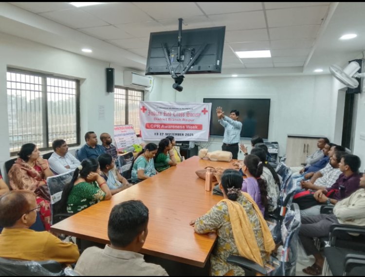 प्रोजेक्ट सुरक्षा के तहत शासकीय कर्मचारियों को मिला जीवनरक्षक प्रशिक्षण