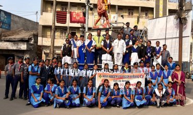 राष्ट्रपिता” महात्मा गांधी की पुण्यतिथि पर स्काउट गाइड ने की श्रद्धांजलि अर्पित