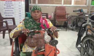 संबल केंद्र की मदद से दिव्यांग श्रीमती सुरेखा रगेनकर को मिला संबल