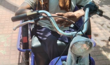 सीएम हेल्पलाइन 1076 से 24 घंटे में हुआ समाधान   दिव्यांग श्री डिगेश्वर देवांगन को मिली बैटरी चालित ट्रायसिकल, मुख्यमंत्री को दिया धन्यवाद