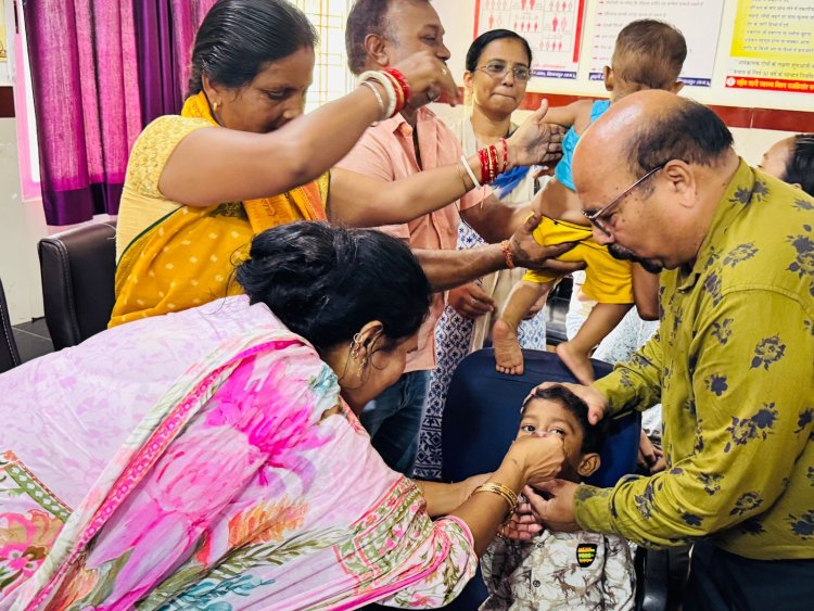 पल्स पोलियो अभियान में बिलासपुर ने हासिल की 94.56 प्रतिशत उपलब्धि