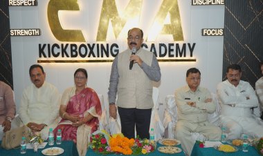 राष्ट्रीय किकबॉक्सिंग प्रतियोगिता में पदक विजेता खिलाड़ियों का सम्मान