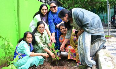 महिला ऑफिसर्स क्लब ने किया पौधारोपण, दिया पर्यावरण संरक्षण का संदेश