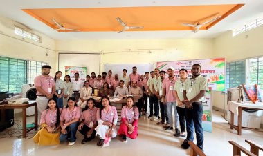 माय भारत युवा स्वयंसेवक प्रशिक्षण कार्यक्रम संपन्न  नेतृत्व, व्यक्तित्व विकास एवं एआई टूल्स का दिया गया प्रशिक्षण