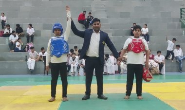 फ्लाइंग किक चैंपियनशिप में छत्तीसगढ़ को मिला तीसरा स्थान  जिले के 15 खिलाड़ियों ने जीते 12 स्वर्ण और 3 रजत पदक